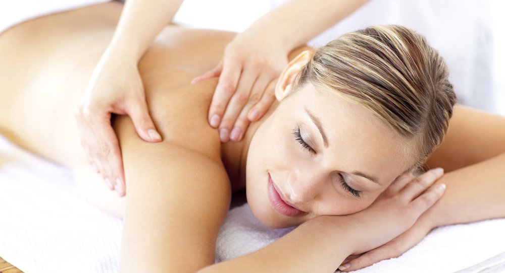 photo of lady getting a massage